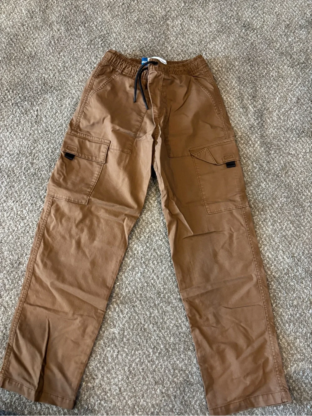 Old Navy Men's Tan Cargo Drawstring Pants